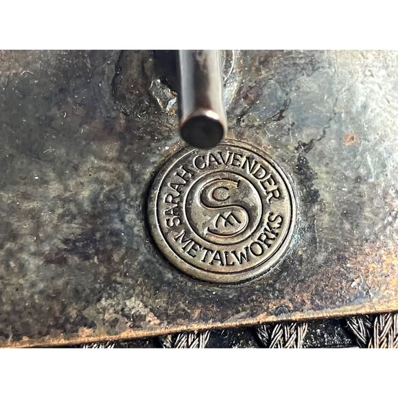 Sarah Cavender Metalworks Woven Metal Belt | Signed Wearable Art - Picture 6 of 7